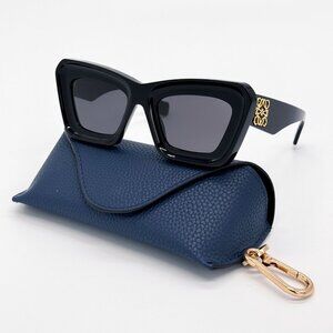 NEW LW40145I 01A LOEWE WOMEN CAT EYE SUNGLASSES LOEWE